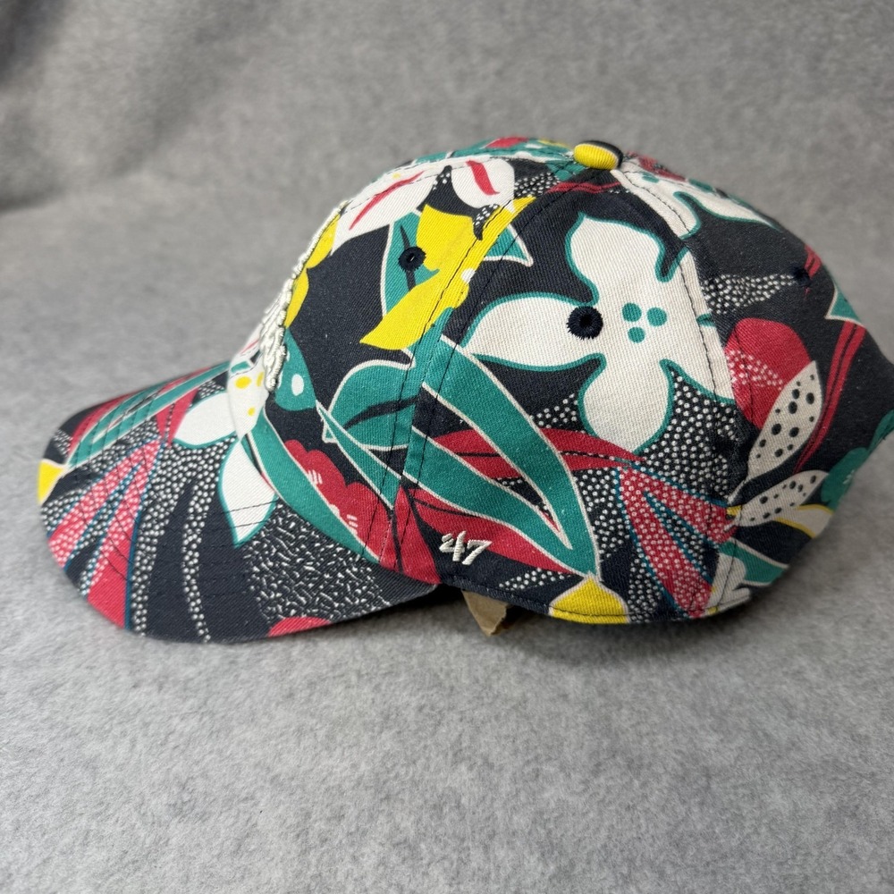 Ole Miss Rebels Hat‎ Cap Strap Back Womens One Size Multi NCAA '47 Brand Floral - Picture 4 of 11